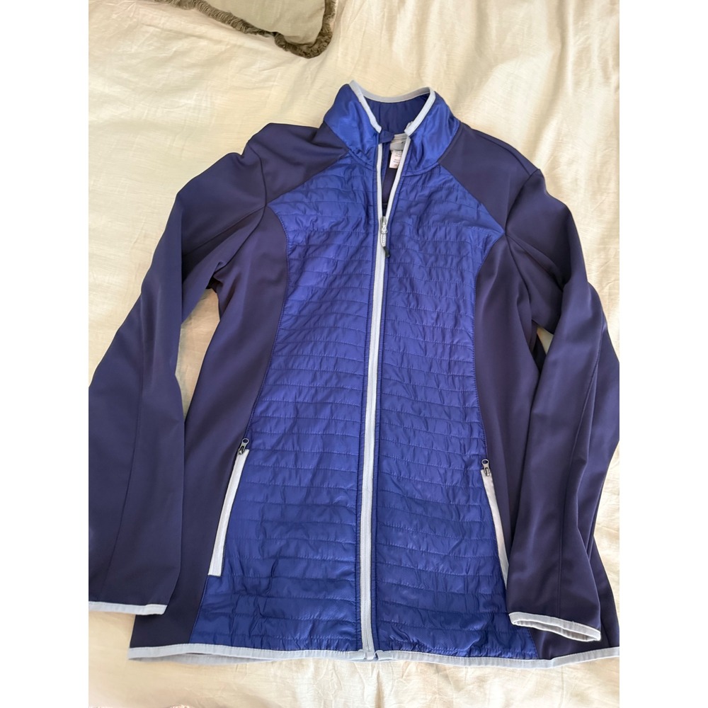Vintage C‎ by Champion VentureLoft Jacket XXL Blue Softshell Quilted Zip